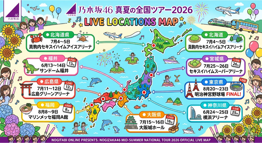 乃木坂46真夏の全国ツアー2026