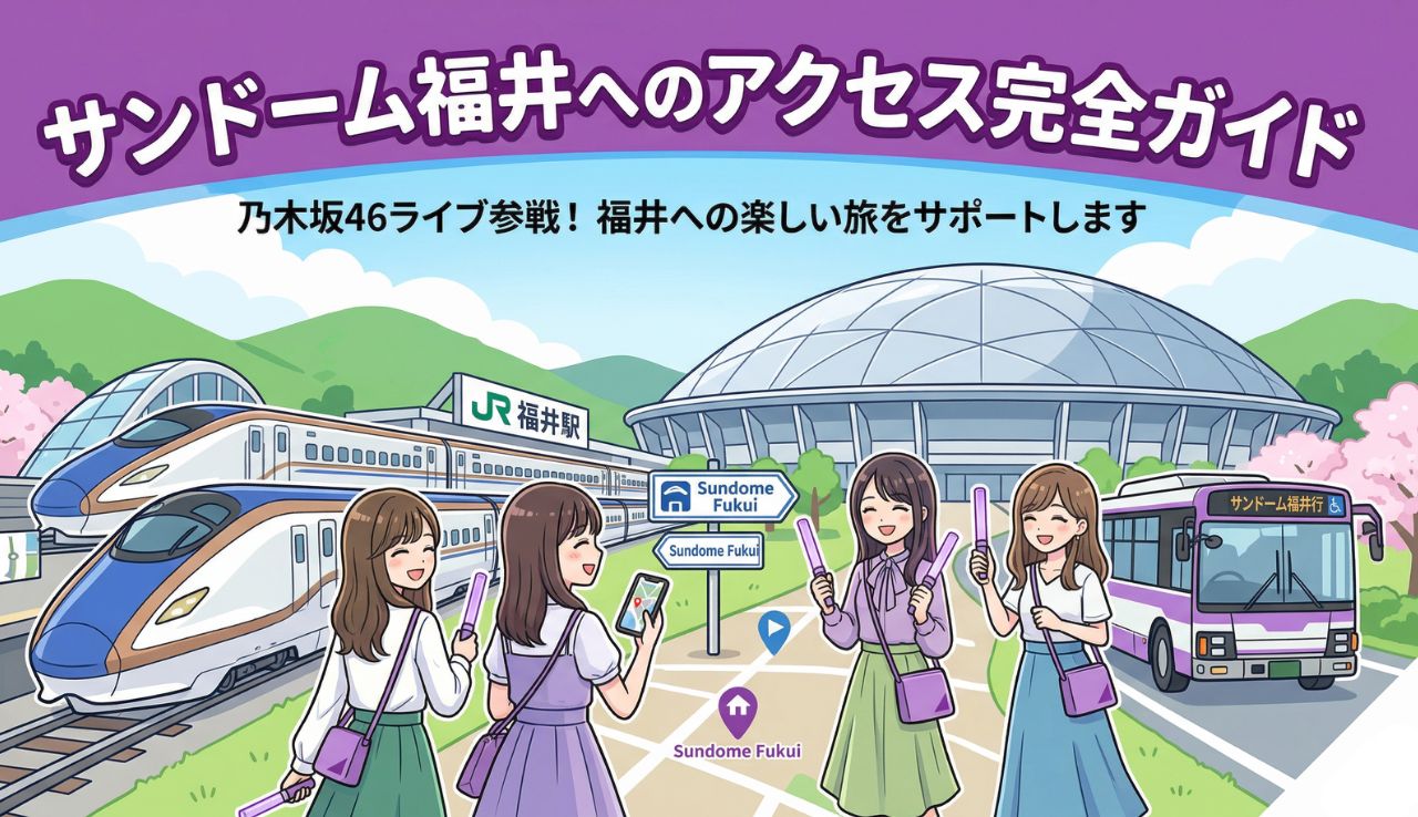 サンドーム福井へのアクセス完全ガイド