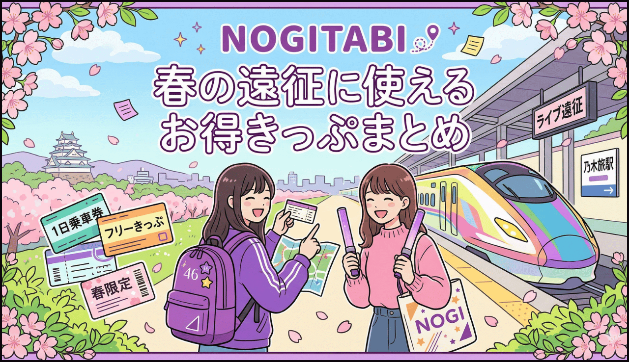 春の遠征に使えるお得きっぷまとめ