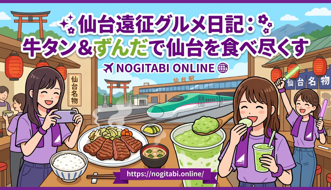 仙台遠征グルメ日記：牛タン＆ずんだで仙台を食べ尽くす