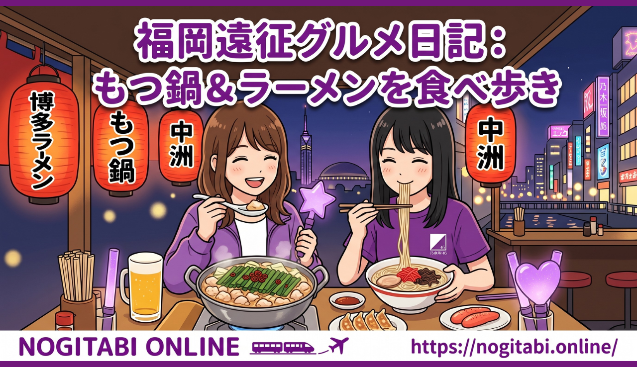 福岡遠征グルメ日記：もつ鍋＆ラーメンを食べ歩き