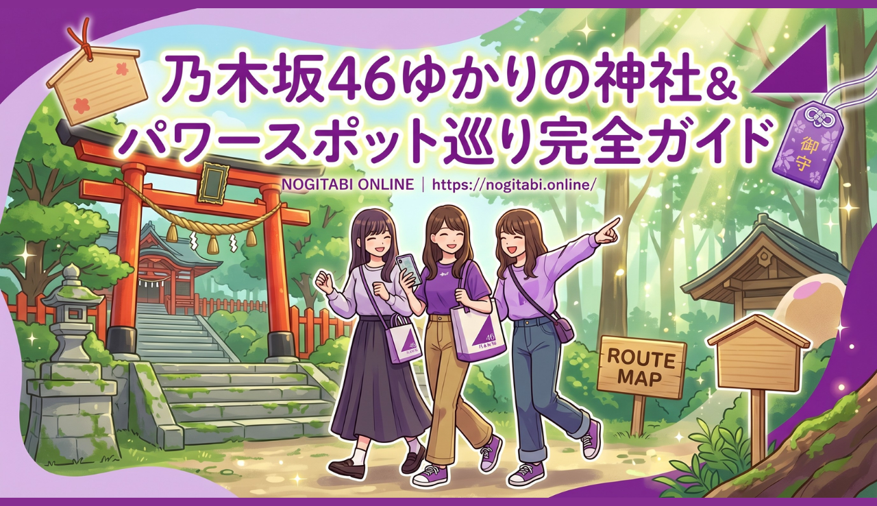 乃木坂46ゆかりの神社＆パワースポット巡り完全ガイド