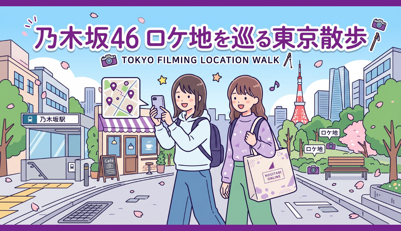 乃木坂46 ロケ地を巡る東京散歩