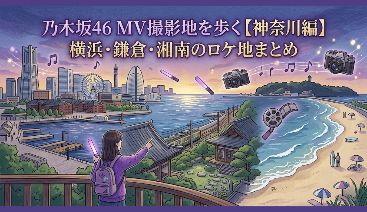 乃木坂46 MV撮影地を歩く【神奈川編】横浜・鎌倉・湘南のロケ地まとめ