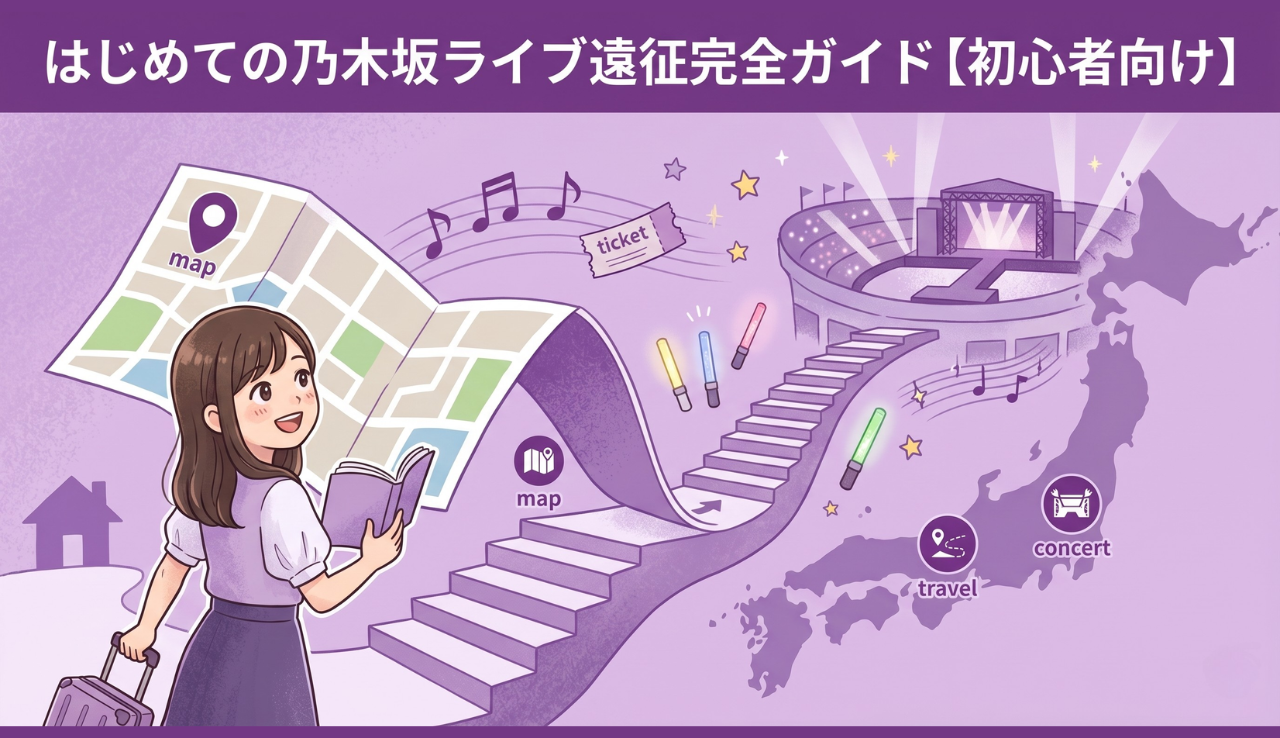 はじめての乃木坂ライブ遠征完全ガイド【初心者向け】
