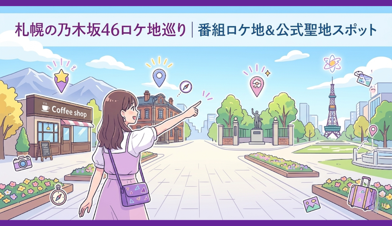 札幌の乃木坂46ロケ地巡り｜番組ロケ地＆公式聖地スポット