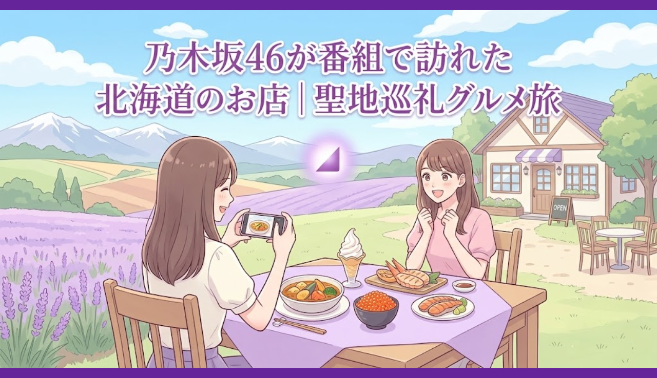 乃木坂46が番組で訪れた北海道のお店｜聖地巡礼グルメ旅