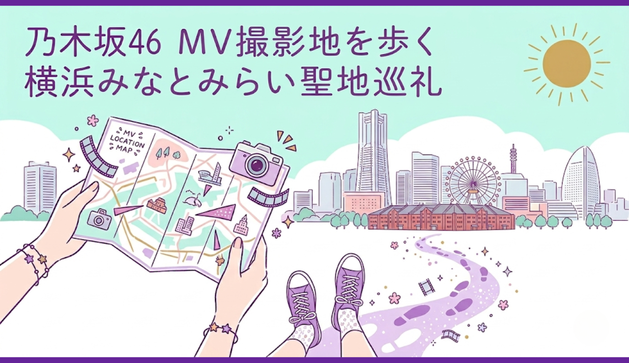 乃木坂46 MV撮影地を歩く 横浜みなとみらい聖地巡礼