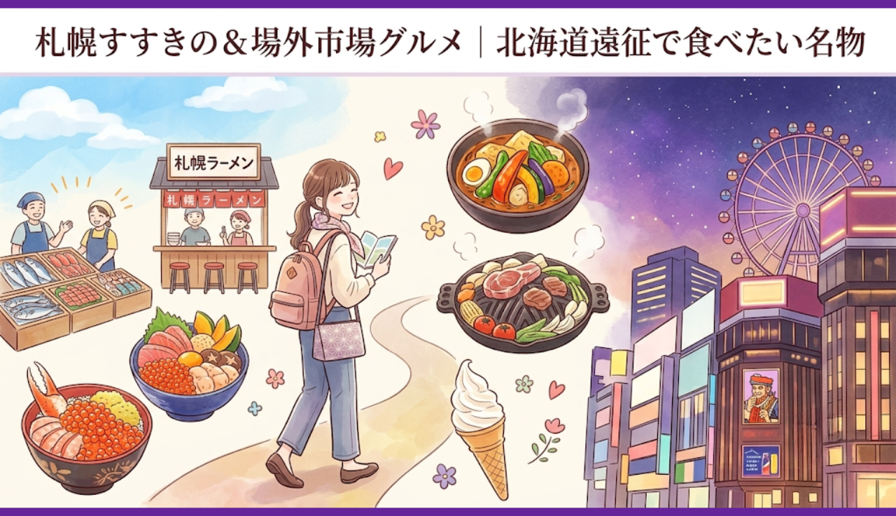 札幌すすきの＆場外市場グルメ｜北海道遠征で食べたい名物
